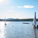 Brewster Academy Photo #5 - Located in the lakeside town of Wolfeboro, Brewster Academy offers an inspiring New England setting on the shores of Lake Winnipesaukee. Our campus features six athletic fields, nine tennis courts, and a boathouse supporting rowing and sailing. Brewster's unique location provides students with exceptional on- and off-campus resources for learning, athletics, and outdoor exploration.
