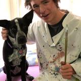 Rock Point School Photo #2 - Our faculty dogs are well loved - even in class!