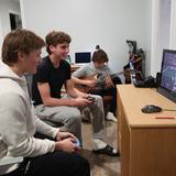 North Yarmouth Academy Photo #7 - Boarding students during down time in their dorm room.